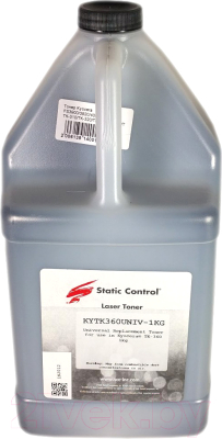 Тонер для принтера Static Control KYTK360UNIV-1KG