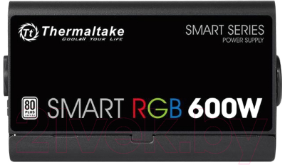 Блок питания для компьютера Thermaltake ATX 600W Smart RGB 600 80+ / PS-SPR-0600NHSAWE-1