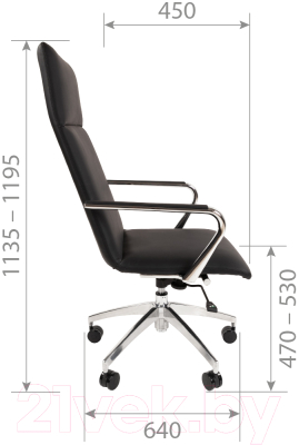Кресло офисное Chairman 980 (экопремиум черный)