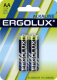 Миниатюра изображения товара Комплект батареек Ergolux LR6 Alkaline BL-2 (1.5В)