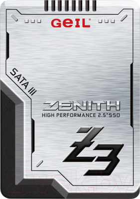 

SSD диск GeIL, Zenith Z3 256GB (GZ25Z3-256GP)