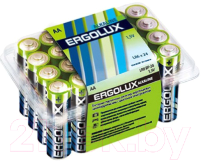 

Комплект батареек Ergolux, LR6 Alkaline BP-24