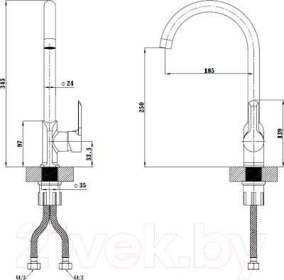 Смеситель Esko Sorrento SR 519W