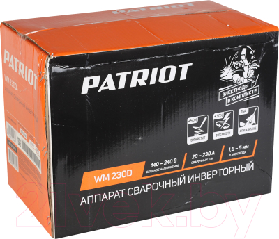 Инвертор сварочный PATRIOT WM230D MMA / 38654