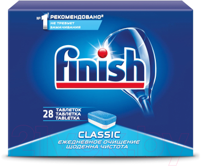 Таблетки для посудомоечных машин Finish Classic (28шт)