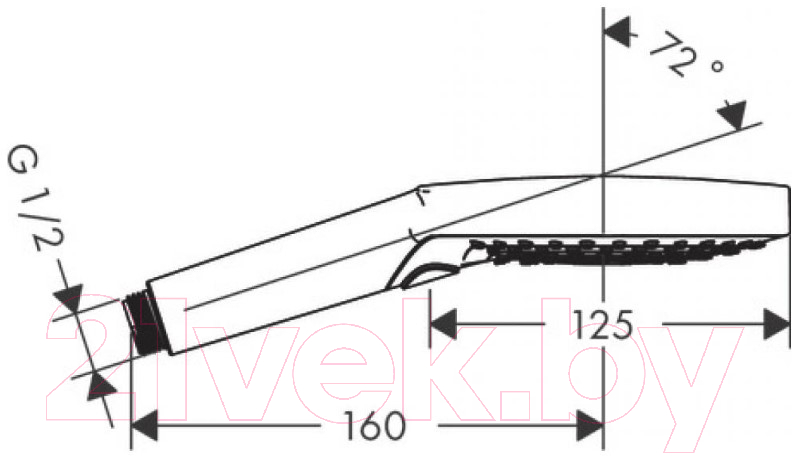 Лейка ручного душа Hansgrohe Raindance Select S 120 26530990