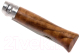 Миниатюра изображения товара Нож туристический Opinel №8 / 002022 (нержавеющая сталь, орех)