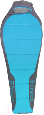 Изображение товара Спальный мешок BTrace Bless S Size / S0579 (правый, серый/синий)