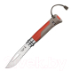 Нож туристический Opinel №8 Outdoor Earth / 001714 (красный) - 