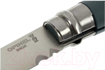 Нож складной Opinel № 09 Diy / 001792 (нержавеющая сталь/сменные биты/серый)