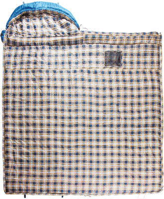 Спальный мешок BTrace Mega / S0565 (левый, серый/синий)
