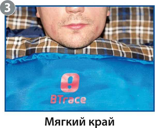 Спальный мешок BTrace Duvet / S0569 (левый, синий)
