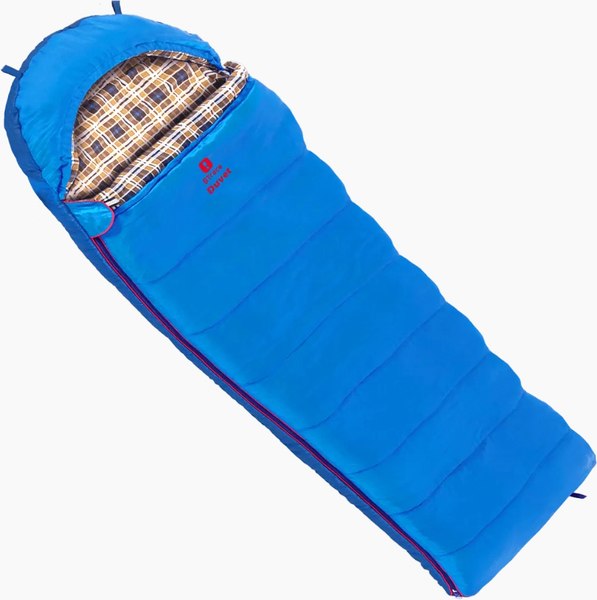Спальный мешок BTrace Duvet / S0569 (левый, синий)
