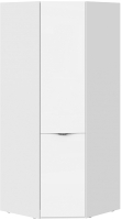 Шкаф ТриЯ Глосс со стеклянной дверью СМ-319.07.311 (белый глянец/стекло) - 