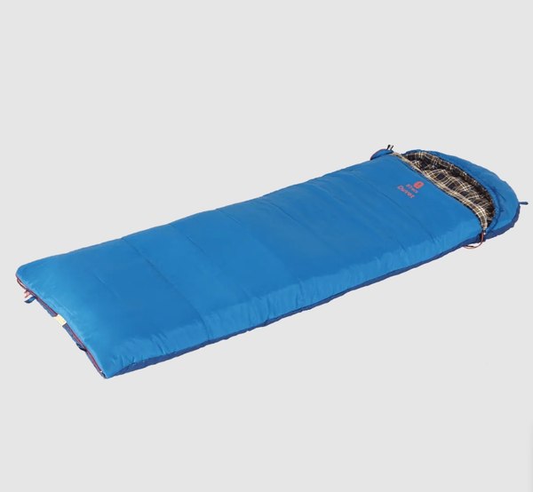 Спальный мешок BTrace Duvet S0570 (правый, серый/синий)
