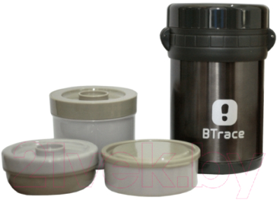 Изображение товара Термос для еды BTrace 905-1500 (1500мл, серебристый)