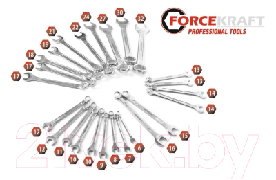 Набор ключей ForceKraft FK-5261MP