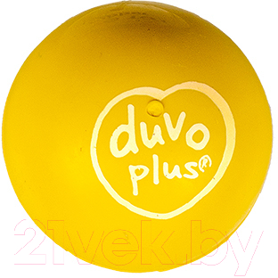 Игрушка для собак Duvo Plus Мяч резиновый / 10155 (желтый)