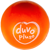 Игрушка для собак Duvo Plus Мяч резиновый / 10155 (оранжевый) - 