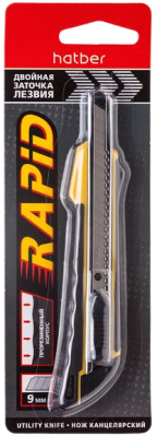 Нож канцелярский Hatber Rapid Auto-Lock / UK_060164
