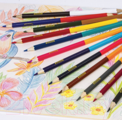 Набор цветных карандашей Пифагор 180244 (12шт)