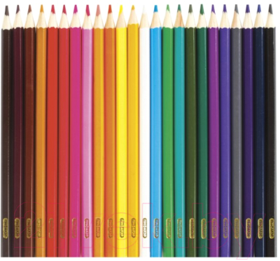 Набор цветных карандашей Пифагор 180298 (24шт)