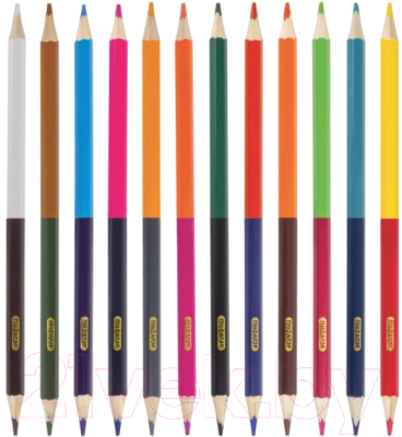 Набор цветных карандашей Пифагор Сочные фрукты / 181361 (12шт)