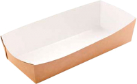 Набор коробок упаковочных для еды Krafteco Eco Tray 800 для фаст-фуда с ламинацией (100шт) - 