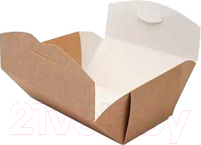 Набор коробок упаковочных для еды Krafteco Для наггетсов M (100шт)