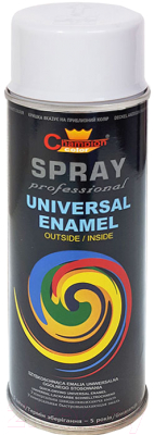 Краска Champion Color Universal Enamel RAL 9003 (400мл, белый глянцевый)