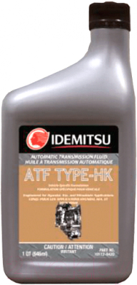 Трансмиссионное масло Idemitsu ATF Type-HK / 10112042D (0.946л)