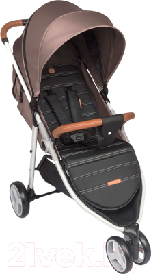 Детская прогулочная коляска Happy Baby Ultima V2 (коричневый)