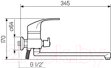 Смеситель РМС SL85-006E