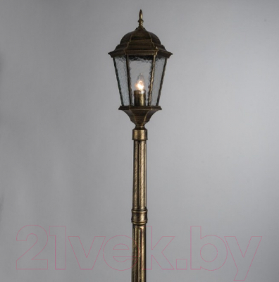 Фонарь уличный Arte Lamp Genova Marrone A1207PA-1BN