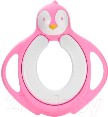 Детская накладка на унитаз Froebel Пингвин (розовый)