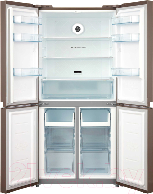 Холодильник с морозильником Korting KNFM 81787 GB
