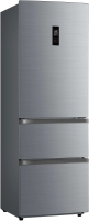 Холодильник с морозильником Korting KNFF 61889 X - 