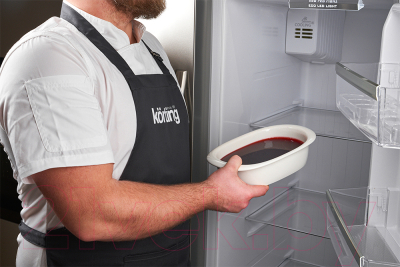 Холодильник с морозильником Korting KNFS 91797 X