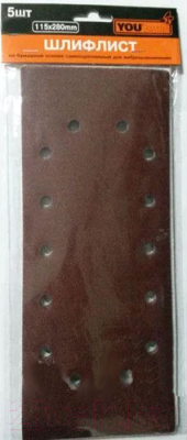 

Шлифлист Yourtools, 115x280мм P 180