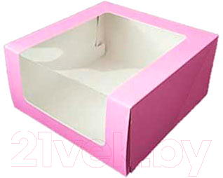 

Набор коробок упаковочных для еды Krafteco, Мусс с печатью 235x235x115мм