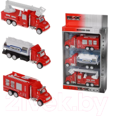 Набор игрушечных автомобилей Наша игрушка Пожарные машины / 993-10