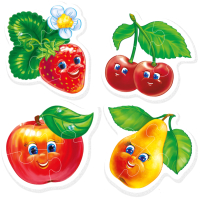 

Набор пазлов Vladi Toys, Baby Puzzle Фрукты / VT1106-04
