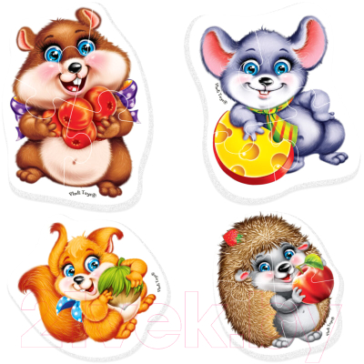 

Набор пазлов Vladi Toys, Baby Puzzle Пушистики / VT1106-05