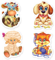 

Набор пазлов Vladi Toys, Baby Puzzle Домашние любимцы / VT1106-07