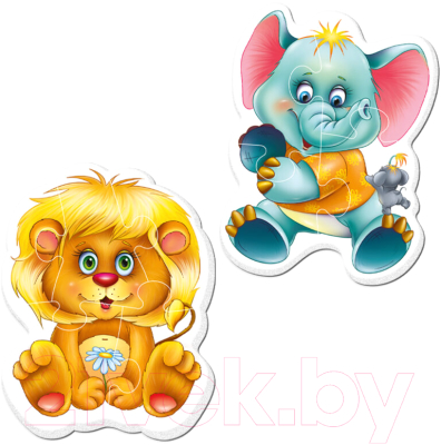 

Набор пазлов Vladi Toys, Пазлы на магните. Baby puzzle Зоопарк / VT3208-01