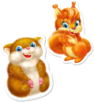 

Набор пазлов Vladi Toys, Пазлы на магните. Baby puzzle Пушистики / VT3208-04