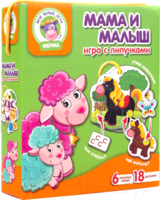 

Развивающая игра Vladi Toys, Мама и малыш / VT1310-02