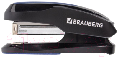 Степлер Brauberg Extra / 229084 (черный/синий)