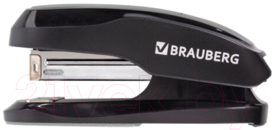 Степлер Brauberg Extra / 229086 (черный/серый)