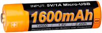 Аккумулятор Fenix Light 14500 1600UmAh / ARB-L14-1600U - 